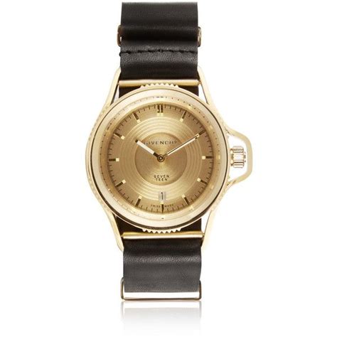 givenchy seventeen natural gold plated watch|GIVENCHY Seventeen Limited Edition .